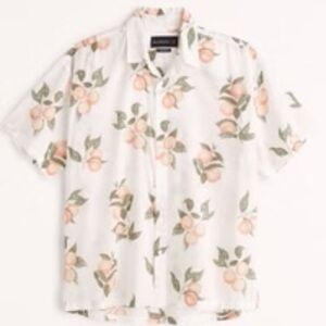 Abercrombie & Fitch Men's Short-Sleeve Button-Up Shirt